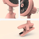 Ventilateur De Bureau USB À Pince Rechargeable Avec Brumisateur 3 Vitesses Et Tête Oscillante - www.yonis-shop.com