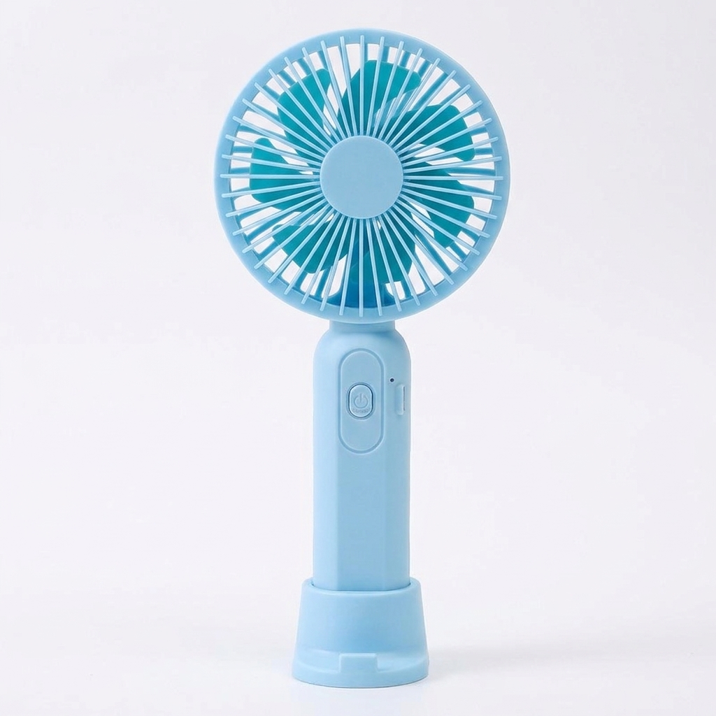 Mini Ventilateur Portable USB Rechargeable 3 Vitesses à Main ou de Bu
