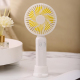 Mini Ventilateur Portable USB Rechargeable À Main Ou De Bureau 3 Vitesses Base Amovible - www.yonis-shop.com