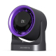 Ventilateur Turbine De Bureau Et Mural Rechargeable USB C Avec Écran LCD 100 Vitesses Et Orientation Réglable - www.yonis-sho...