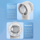 Mini Ventilateur Portable Rafraîchissant Double Refroidissement 3 Vitesses Batterie 4000 mAh Veilleuse Astronaute - www.yonis...