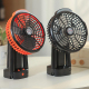 Ventilateur De Camping Rechargeable USB-C Avec Trépied Pliable Éclairage LED Batterie 7800 mAh Oscillation 270° - www.yonis-s...