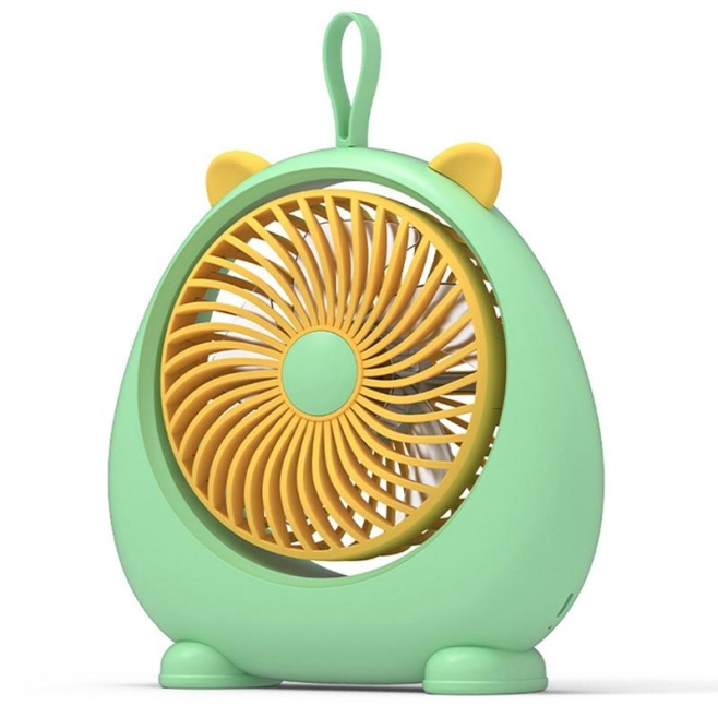Ventilateur De Bureau USB Portable Avec Oreilles Animales 3 Vitesses Silencieux Batterie 1200 mAh Orientable 10 W - www.yonis...