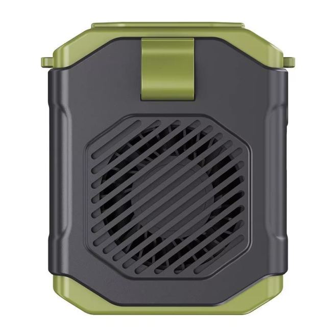 Ventilateur Portable Rechargeable À Pince Pour Travail Extérieur 5 Vitesses Lampe Torche Autonomie 3 À 5 Heures - www.yonis-s...