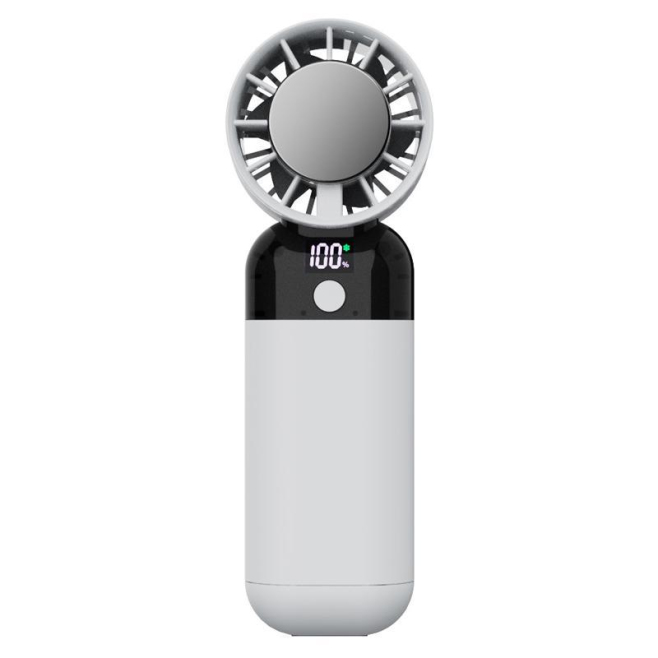 Ventilateur Portable À Refroidissement Semi Conducteur 3 Vitesses Base Pliable Indicateur De Batterie 2000 mAh - www.yonis-sh...