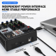 Table De Mixage Audio Pour Streaming Et Karaoké Avec Bluetooth 5.0 USB Bidirectionnel Et Effets Numériques - www.yonis-shop.com
