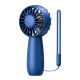 Ventilateur Portable À Main Sans Balais USB-C Bleu 1200 mAh Silencieux Turbo Autonomie Jusqu’à 10 Heures