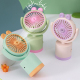 Mini Ventilateur De Bureau Et À Main USB Rechargeable Lapin Rose Avec Angle De Vent Réglable - www.yonis-shop.com
