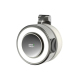 Mini Ventilateur Magnétique Avec Lampe LED 5 Vitesses Batterie 2000mAh Recharge USB Type-C Rose Clair - www.yonis-shop.com