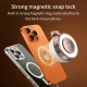 Mini Ventilateur Magnétique Avec Lampe LED 5 Vitesses Batterie 2000mAh Recharge USB Type-C Rose Clair - www.yonis-shop.com