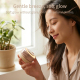 Mini Ventilateur Magnétique Avec Lampe LED 5 Vitesses Batterie 2000mAh Recharge USB Type-C Rose Clair - www.yonis-shop.com
