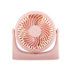 Ventilateur USB Mini Silencieux Pour Bureau Avec Batterie 2200 mAh Tête Rotative À 360° Autonomie 2 À 8 Heures - www.yonis-sh...
