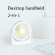 Ventilateur USB Mini Silencieux Pour Bureau Avec Batterie 2200 mAh Tête Rotative À 360° Autonomie 2 À 8 Heures - www.yonis-sh...