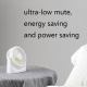 Ventilateur USB Mini Silencieux Pour Bureau Avec Batterie 2200 mAh Tête Rotative À 360° Autonomie 2 À 8 Heures - www.yonis-sh...