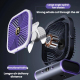 Ventilateur De Bureau Mural USB Silencieux Rechargeable 2400 mAh Avec Oscillation 5 Vitesses Et Affichage Numérique - www.yon...