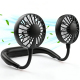 Ventilateur De Cou Portable À Double Tête Pour Bureau Randonnée Et Fitness À 3 Vitesses Avec 4 À 10 Heures D’Autonomie - www....
