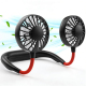 Ventilateur De Cou Portable À Double Tête Pour Bureau Randonnée Et Fitness À 3 Vitesses Avec 4 À 10 Heures D’Autonomie - www....