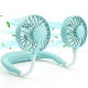 Ventilateur De Cou Portable À Double Tête Pour Bureau Randonnée Et Fitness À 3 Vitesses Avec 4 À 10 Heures D’Autonomie - www....