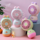 Ventilateur De Bureau Pour Enfant Rechargeable USB À Main Ou Sur Pied Design Lapin 250 mAh Bleu Clair - www.yonis-shop.com