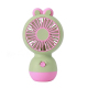 Ventilateur De Bureau Pour Enfant Rechargeable USB À Main Ou Sur Pied Design Lapin 250 mAh Bleu Clair - www.yonis-shop.com