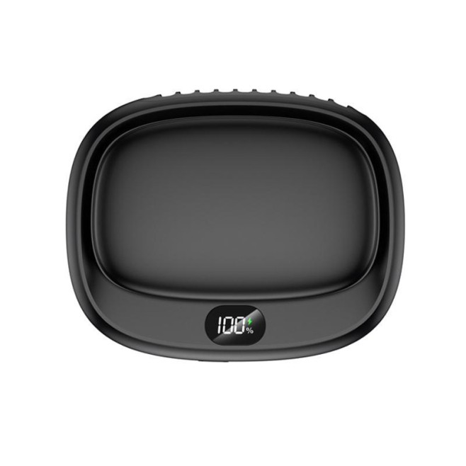 Ventilateur Portable USB Sans Pales À Suspendre Au Cou Ou À La Taille 9 Vitesses Écran Numérique Batterie 1800 mAh - www.yoni...