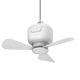 Ventilateur De Plafond Portable USB Pour Camping Extérieur 270 Mm Moteur Sans Balais Silencieux 4 W