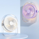 Ventilateur De Bureau Silencieux Rechargeable Avec Veilleuse À Trois Niveaux Et Orientation À 360° Batterie 1200 mAh - www.yo...