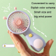 Mini Ventilateur Portable Rechargeable USB En Forme D’Escargot Violet 250 mAh Format Poche Pour Voyage - www.yonis-shop.com