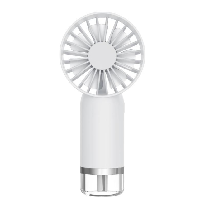 Mini Ventilateur Portable Rechargeable Avec Brumisation Rafraîchissement Nano 3 Vitesses Réservoir 40 Ml USB-C - www.yonis-sh...