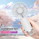 Mini Ventilateur Portable Rechargeable Avec Brumisation Rafraîchissement Nano 3 Vitesses Réservoir 40 Ml USB-C - www.yonis-sh...