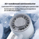 Ventilateur Portable À Main Convertible En Ventilateur De Bureau Avec Refroidissement Semi Conducteur 3 Vitesses Batterie 150...