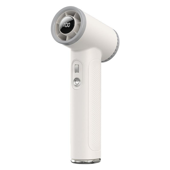 Ventilateur Portable Rechargeable 3000 mAh 100 Vitesses Écran Numérique Silencieux 35 dB Pour Extérieur Bureau Et Maison - ww...