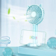 Ventilateur De Bureau Portable Avec Support Smartphone Silencieux 3 Vitesses Recharge USB 1200 mAh - www.yonis-shop.com