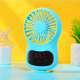 Mini Ventilateur De Bureau USB Avec Horloge Silencieux Portable Batterie 800 mAh - www.yonis-shop.com