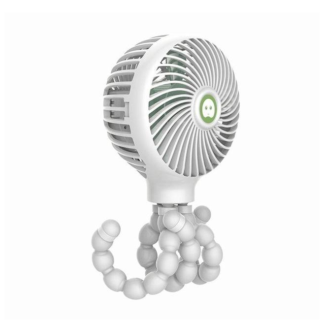 Mini Ventilateur De Poche USB Rechargeable Pliable Design Poulpe Rose 5V 350 g - www.yonis-shop.com