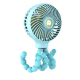 Mini Ventilateur De Poche USB Rechargeable Pliable Design Poulpe Rose 5V 350 g - www.yonis-shop.com