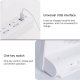 Mini Ventilateur De Bureau Portable USB Rechargeable À 3 Vitesses Silencieux Batterie Intégrée 1200 mAh - www.yonis-shop.com