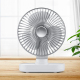 Ventilateur De Bureau Portable Rechargeable Silencieux 4000mAh 4 Vitesses Oscillation 90° USB-C Et Micro USB - www.yonis-shop...
