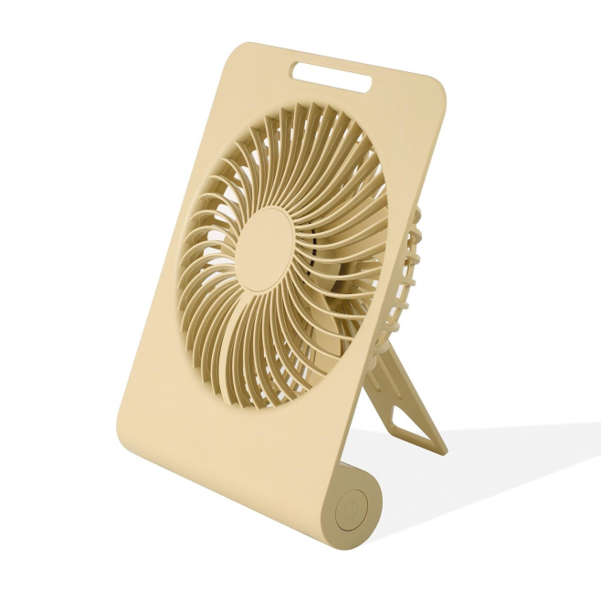 Ventilateur De Bureau Portable Silencieux Rechargeable Type C 3 Vitesses Batterie 1200 mAh À Suspendre - www.yonis-shop.com
