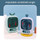 Ventilateur De Bureau Portable Avec Brumisation USB Rechargeable 3 Vitesses Angle Réglable Batterie 1200 mAh - www.yonis-shop...
