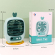 Ventilateur De Bureau Portable Avec Brumisation USB Rechargeable 3 Vitesses Angle Réglable Batterie 1200 mAh - www.yonis-shop...
