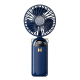 Mini Ventilateur Portable Pliable À Main Tour De Cou Et De Bureau Avec Affichage Numérique 5 Vitesses Recharge USB Type C - w...