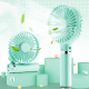 Ventilateur Portable Pliable À Main 3 Vitesses Veilleuse Batterie 1500 mAh Recharge USB Et Utilisation Sur Bureau - www.yonis...