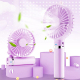Ventilateur Portable Pliable À Main 3 Vitesses Veilleuse Batterie 1500 mAh Recharge USB Et Utilisation Sur Bureau - www.yonis...