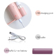 Mini Ventilateur Brumisateur Portable USB Avec Support Pour Téléphone Format Compact Beige ABS Silicone 120 g - www.yonis-sho...