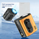 Mini Ventilateur Portable À La Taille Ou Au Cou Refroidissement Semi Conducteur 100 Niveaux De Ventilation 3600 mAh - www.yon...