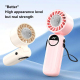 Ventilateur Portable Pliable 3 En 1 Refroidissement ICE 120 Vitesses Écran LED Batterie 2400 mAh - www.yonis-shop.com