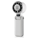 Ventilateur Portable À Main Avec Refroidissement Semi Conducteur Affichage Numérique 5 Vitesses Batterie 3600mAh - www.yonis-...