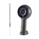 Ventilateur Portable À Main 5 Vitesses Avec Affichage LED Batterie 3000mAh Recharge USB-C Et Support De Bureau - www.yonis-sh...