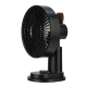 Ventilateur De Bureau À Pince Rechargeable USB Pour Poussette Silencieux Oscillant Avec Télécommande Batterie 4000mAh - www.y...